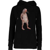 Naked Mole Rat Zookeeper Safari Animal Lover Mole Rat Womens Funnel Neck Pullover Hood