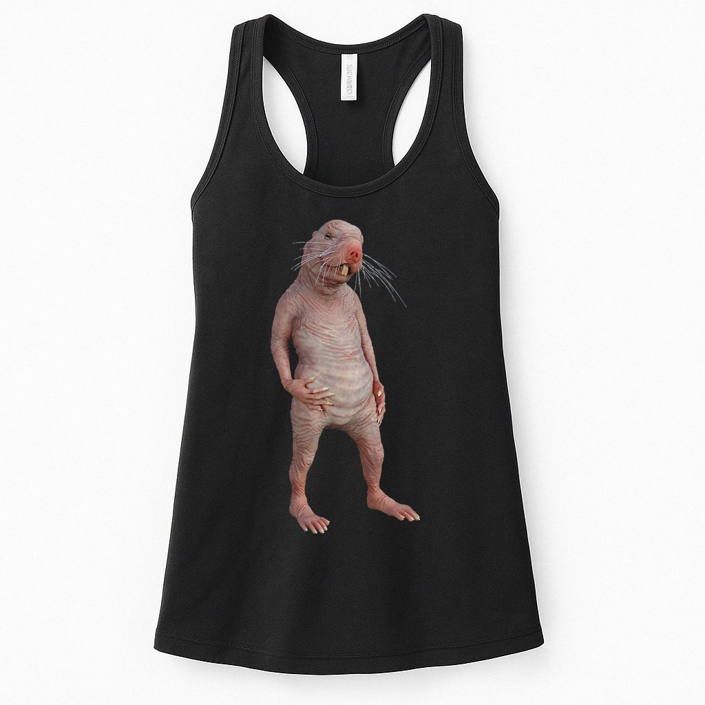 Naked Mole Rat Zookeeper Safari Animal Lover Mole Rat Womens Tank Top