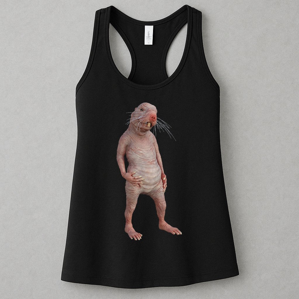 Naked Mole Rat Zookeeper Safari Animal Lover Mole Rat Womens Tank Top