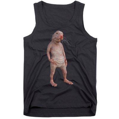 Naked Mole Rat Zookeeper Safari Animal Lover Mole Rat Tank Top