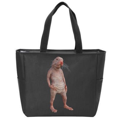 Naked Mole Rat Zookeeper Safari Animal Lover Mole Rat Zip Tote Bag