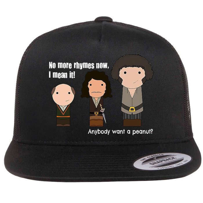 No More Rhymes Now I Mean It Anyone Want A Peanut? Flat Bill Trucker Hat