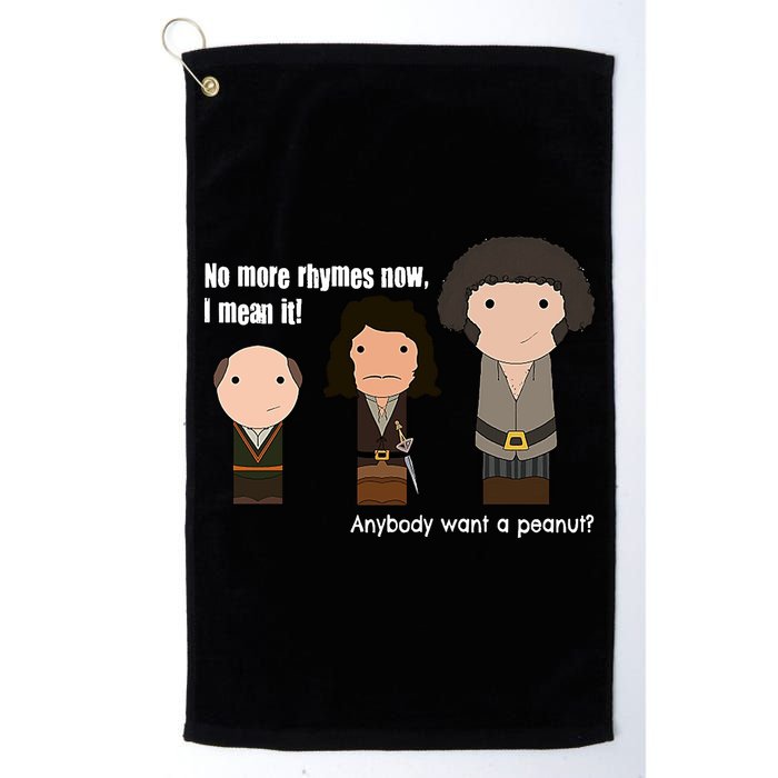 No More Rhymes Now I Mean It Anyone Want A Peanut? Golf Towel