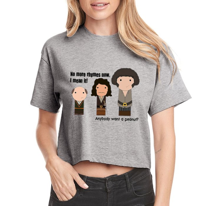 No More Rhymes Now I Mean It Anyone Want A Peanut? Crop Top