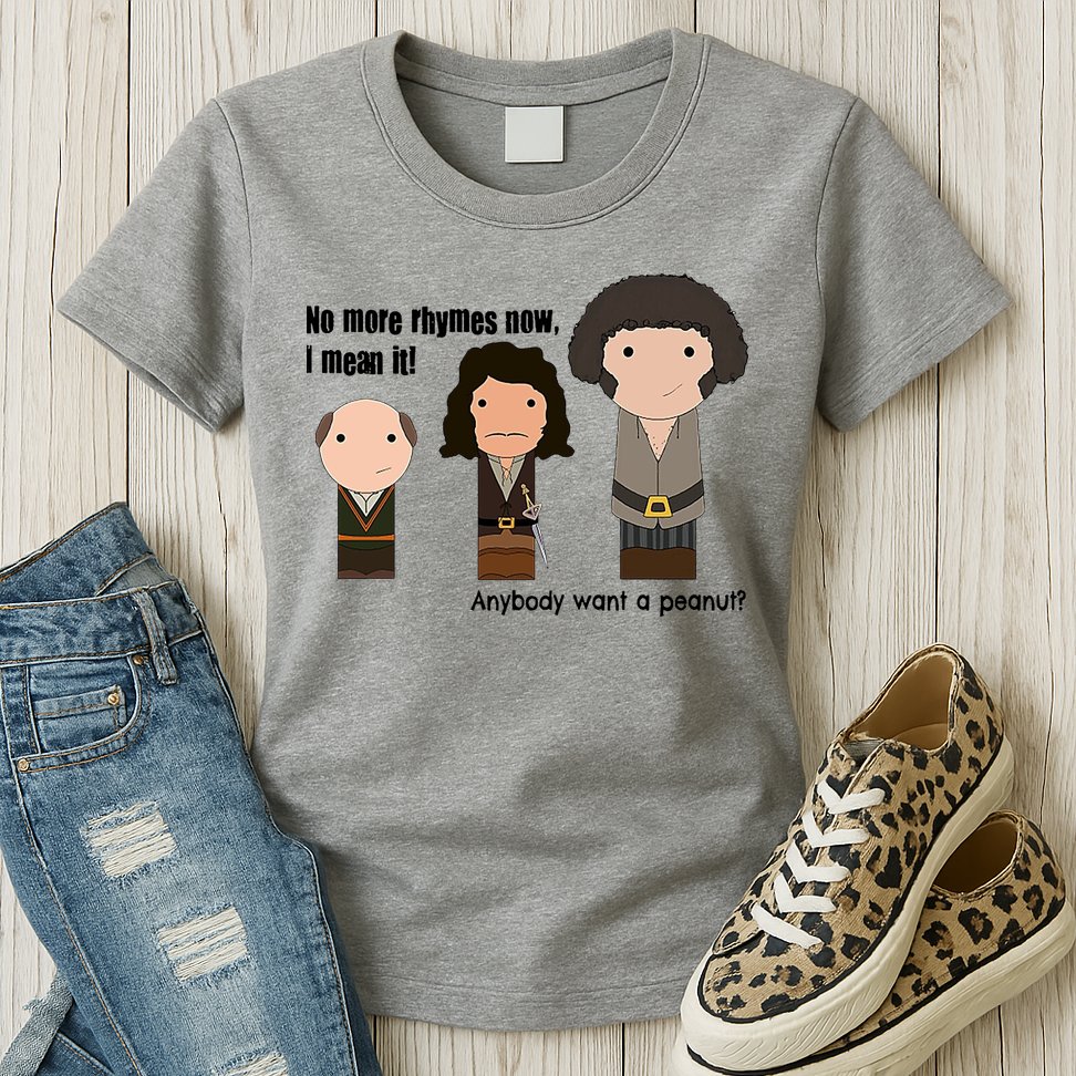 No More Rhymes Now I Mean It Anyone Want A Peanut? Womens T-Shirt