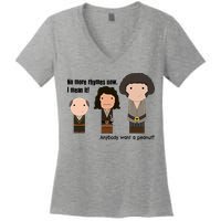 No More Rhymes Now I Mean It Anyone Want A Peanut? Women's V-Neck T-Shirt