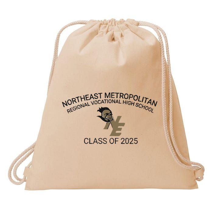 Northeast Metropolitan Regional Vocational High School Class Of 2025 Drawstring Bag