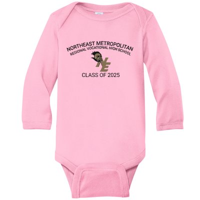 Northeast Metropolitan Regional Vocational High School Class Of 2025 Baby Long Sleeve Bodysuit