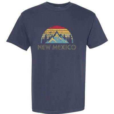 New Mexico Retro Vintage Mountains Nature Hiking Sh Garment-Dyed Heavyweight T-Shirt