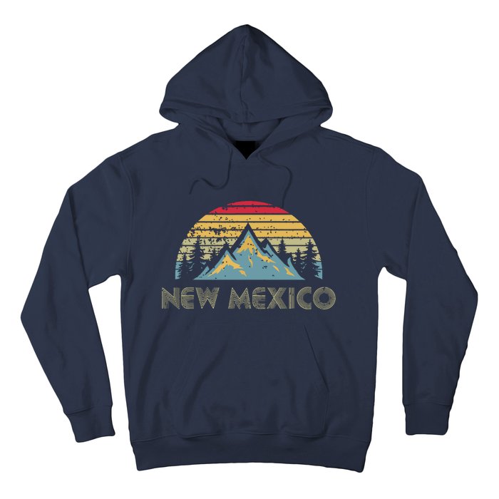 New Mexico Retro Vintage Mountains Nature Hiking Sh Hoodie