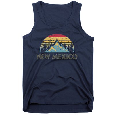 New Mexico Retro Vintage Mountains Nature Hiking Sh Tank Top