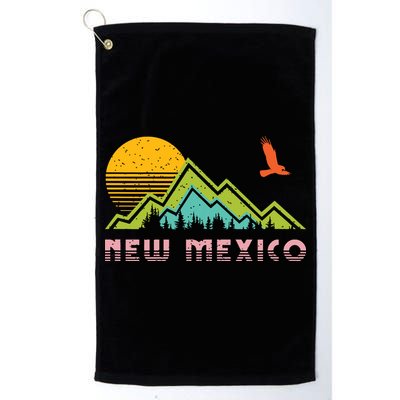 New Mexico Retro Vintage Throwback And Gift Golf Towel