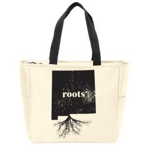 New Mexico Roots State Map Home Love Pride Gift Zip Tote Bag