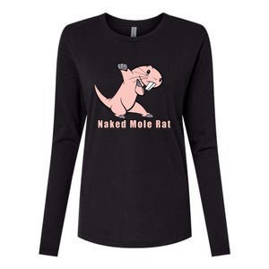 Naked Mole Rat With Life Womens Cotton Relaxed Long Sleeve T-Shirt