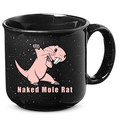Naked Mole Rat With Life 15oz Campfire Ceramic Mug