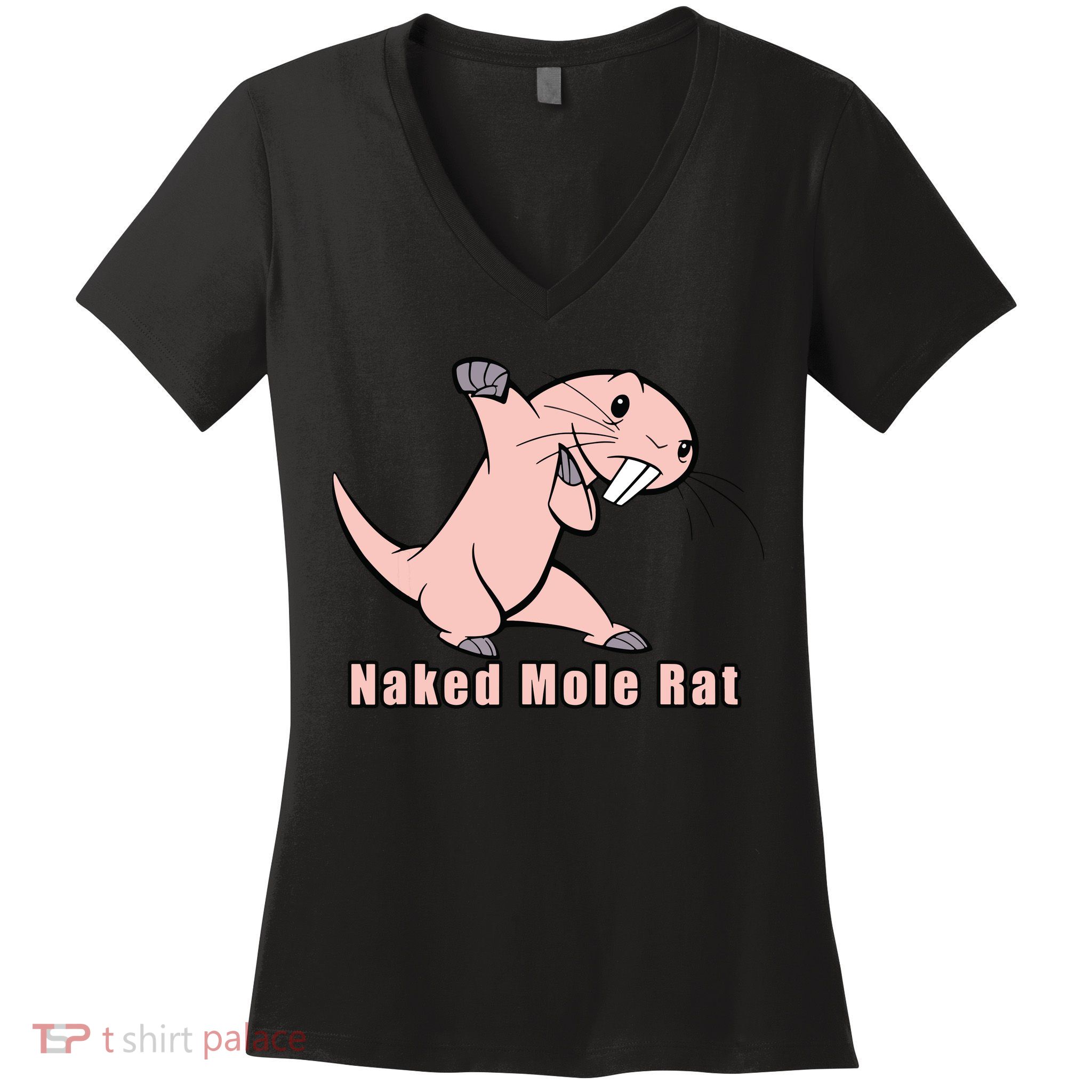 Naked Mole Rat With Life Women's V-Neck T-Shirt