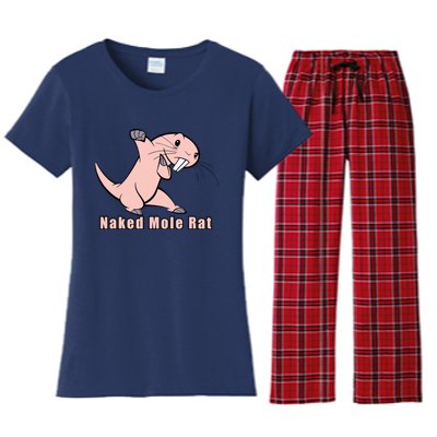 Naked Mole Rat With Life Women's Flannel Pajama Set