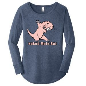 Naked Mole Rat With Life Women's Perfect Tri Tunic Long Sleeve Shirt