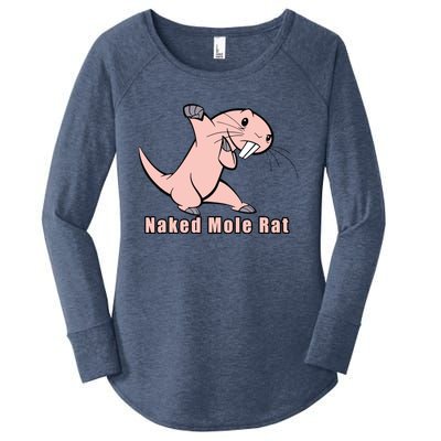 Naked Mole Rat With Life Women's Perfect Tri Tunic Long Sleeve Shirt