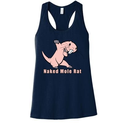 Naked Mole Rat With Life Women's Racerback Tank