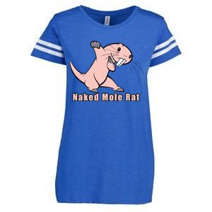 Naked Mole Rat With Life Enza Ladies Jersey Football T-Shirt