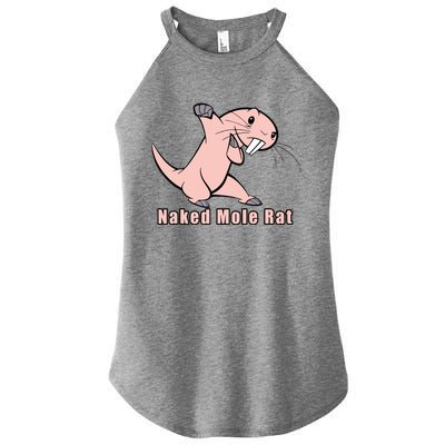 Naked Mole Rat With Life Women’s Perfect Tri Rocker Tank