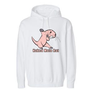 Naked Mole Rat With Life Garment-Dyed Fleece Hoodie