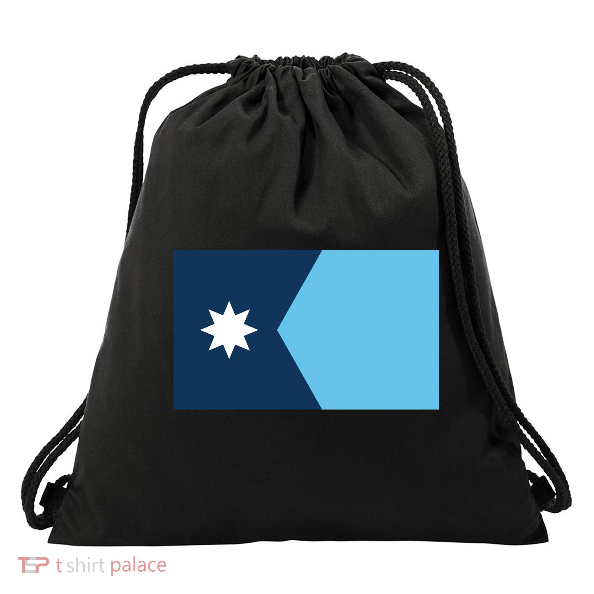 New Minnesota State Flag Drawstring Bag