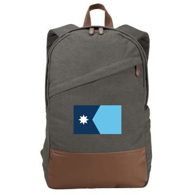 New Minnesota State Flag Cotton Canvas Backpack