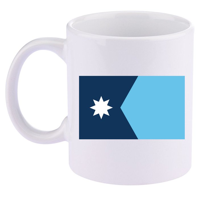 New Minnesota State Flag 11oz C Handle Ceramic Mug