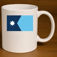 New Minnesota State Flag 11oz C Handle Ceramic Mug