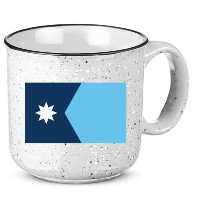 New Minnesota State Flag 15oz Campfire Ceramic Mug