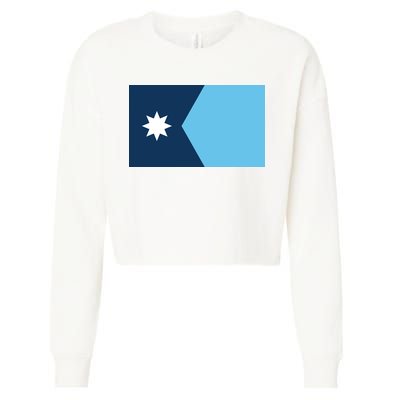 New Minnesota State Flag Cropped Pullover Crew