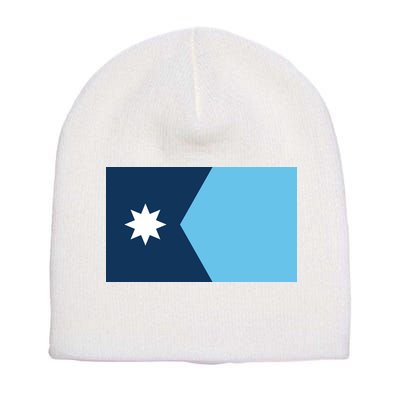 New Minnesota State Flag Short Acrylic Beanie
