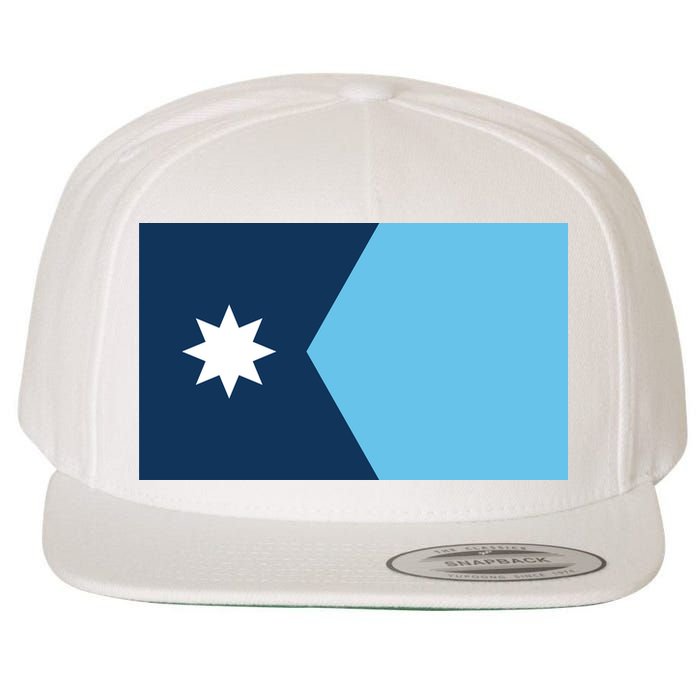 New Minnesota State Flag Wool Snapback Cap