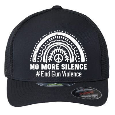 No More Silence End Gun Violence Awareness Month Orange Flexfit Unipanel Trucker Cap