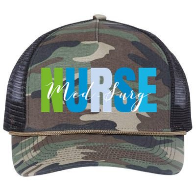 National Med Surg Nurse Medical Surgical Nurse Appreciation Gift Retro Rope Trucker Hat Cap