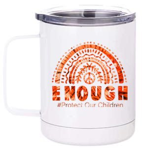 No More Silence End Gun Violence Awareness Month We Wear Orange 12 oz Stainless Steel Tumbler Cup