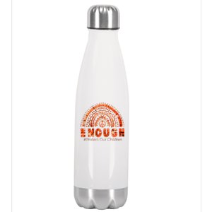 No More Silence End Gun Violence Awareness Month We Wear Orange Stainless Steel Insulated Water Bottle