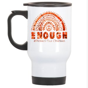 No More Silence End Gun Violence Awareness Month We Wear Orange Stainless Steel Travel Mug