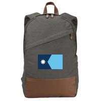 New Minnesota State Flag // 2024 Flag North Star Cotton Canvas Backpack