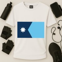 New Minnesota State Flag // 2024 Flag North Star Cooling Performance Crew T-Shirt