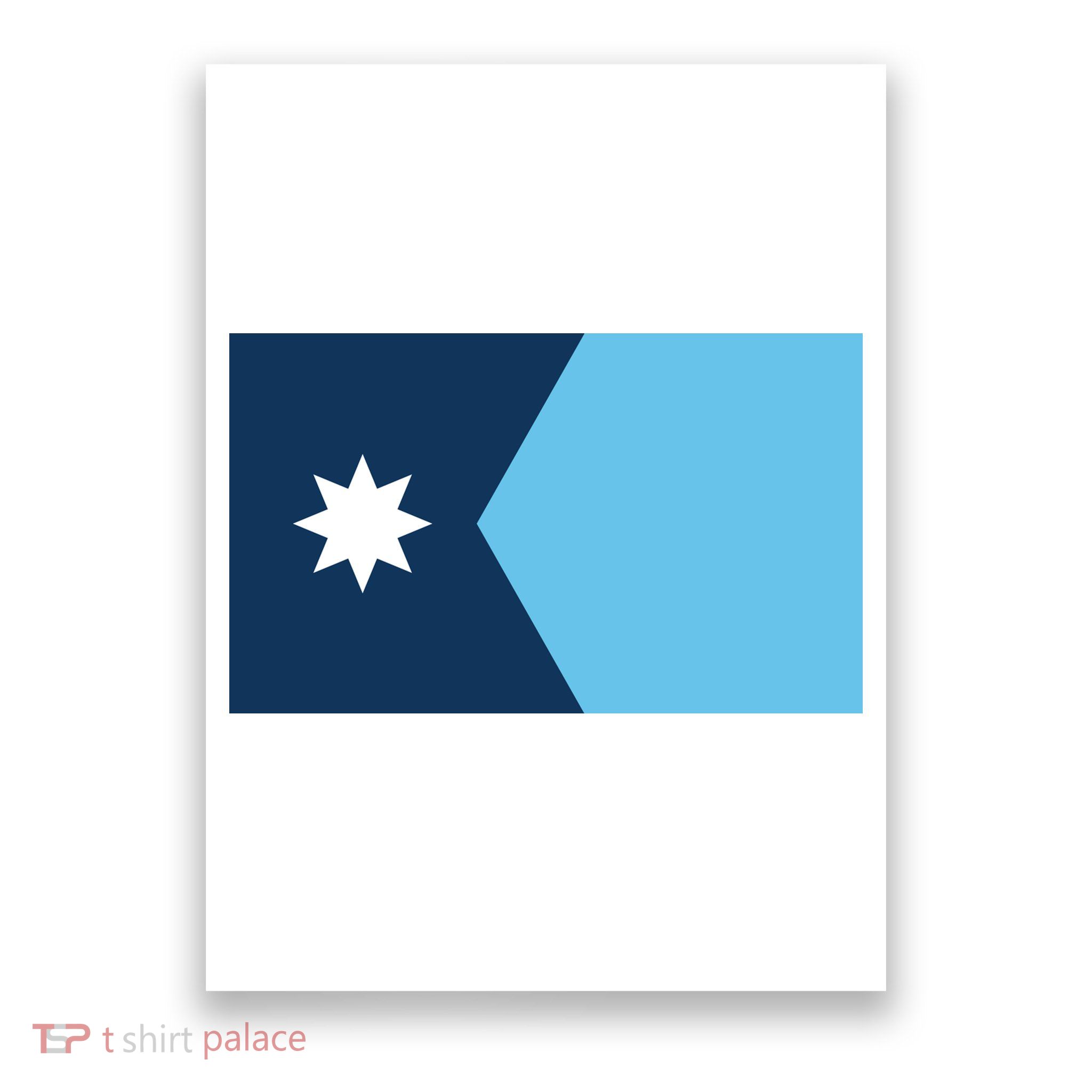 New Minnesota State Flag // 2024 Flag North Star Poster
