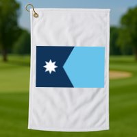 New Minnesota State Flag // 2024 Flag North Star Golf Towel