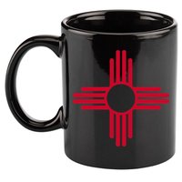 NEW MEXICO STATE FLAG ZIA SUN SYMBOL ALBUQUERQUE SANTA FE 11oz C Handle Ceramic Mug