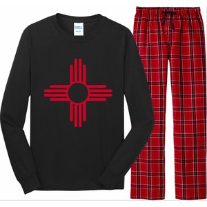 NEW MEXICO STATE FLAG ZIA SUN SYMBOL ALBUQUERQUE SANTA FE Long Sleeve Pajama Set