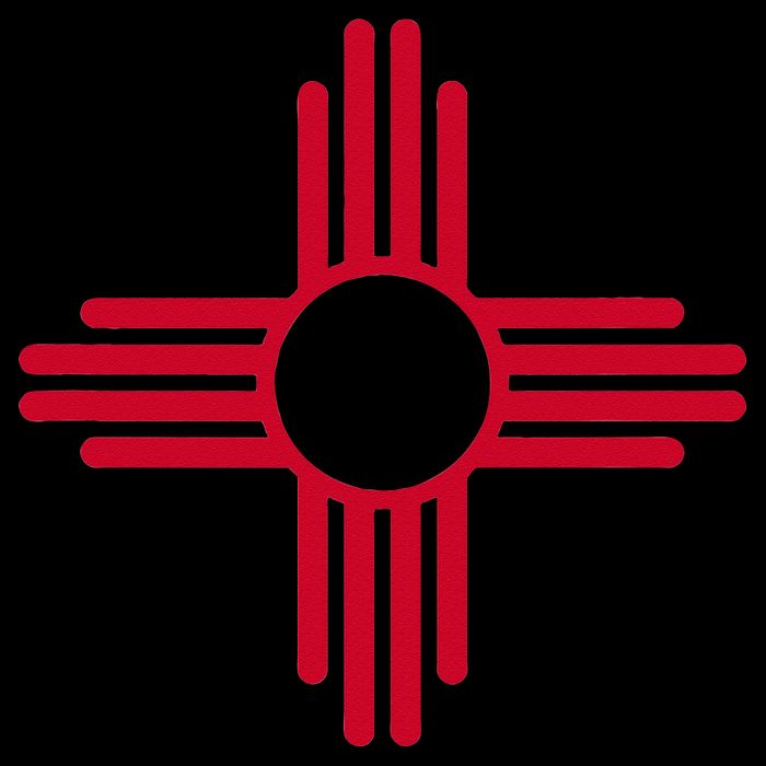 NEW MEXICO STATE FLAG ZIA SUN SYMBOL ALBUQUERQUE SANTA FE Flatbill Hat
