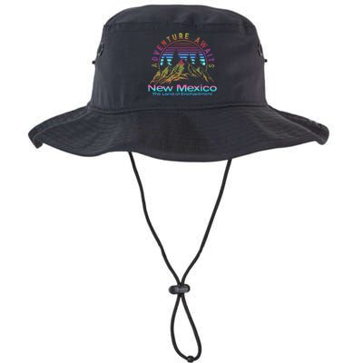 New Mexico State Retro Vintage Outdoors & NM Mountains Legacy Cool Fit Booney Bucket Hat