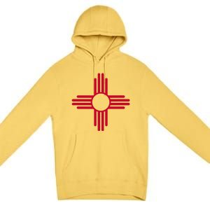 New Mexico State Flag Zia Sun Symbol Premium Pullover Hoodie