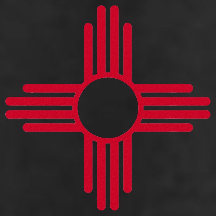 New Mexico State Flag Zia Sun Symbol Cool Comfort Performance Bucket Hat